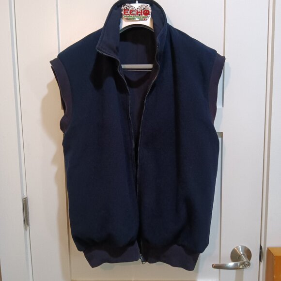 Proquip Golf Weatherwear Reversible Windshield Fleece Vest Navy Size L - Picture 6 of 7